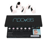 NOOVES-20 folhas de unhas em gel premium Twirl Glam.-DrShampoo - Perfumaria e Cosmética